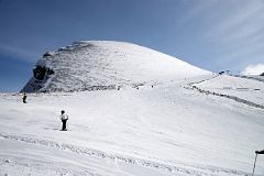 14G Skiing Down Goats Eye Mountain Near The Top Of The Chairlift At Banff Sunshine Ski Area